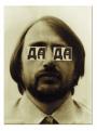 Peter Rónai: Moscow DADA, 1986, serigraphy 65 x 50 cm