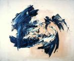 Reigl Judit: Dominancia-központ, 1958, 177 x 217 cm olaj, vászon