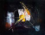 Reigl Judit: Fekete Robbanás, 1955, 79 x 102 cm, olaj, vászon