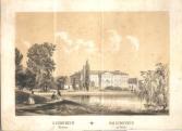 Rudolf von Alt (1812-1905): A Ludovíceum. 1846, színes litográfia\r\n