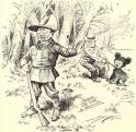 Theodore Roosevelt - Clifford Berryman politikai karikatúrája a Washington Postban, 1902.