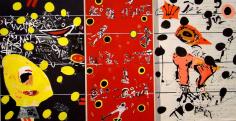 Szín-fa. 2010.olaj,vászon.170x320cm