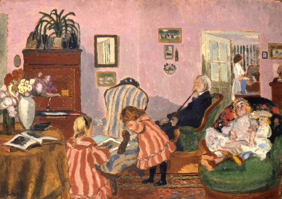 Rippl Rónai: Piacsek Bácsi babákkal