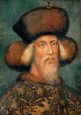 Luxemburgi Zsigmond portréja 1420-1430-as évek (Wien, Kunsthistorisches Museum)