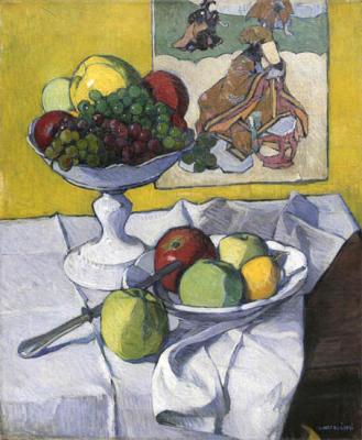 Kosztolányi Kann Gyula: Gyümölcs csendélet - Olaj, vászon, 50,2x60,8 cm
