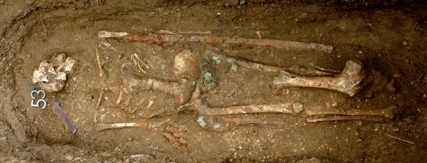 Szablyamellékletes férfi sírja, 2013