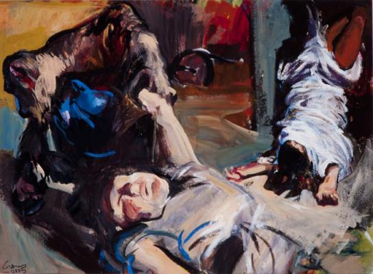 A Morgue utcai kettős gyilkosság, vázlat