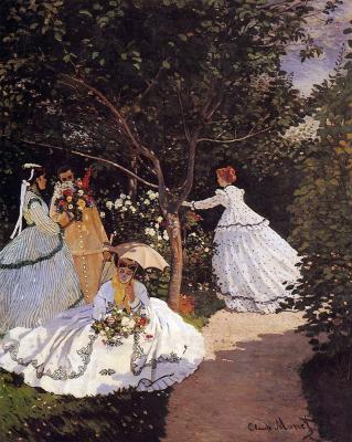 Claude Monet: Nők a kertben, 1866.