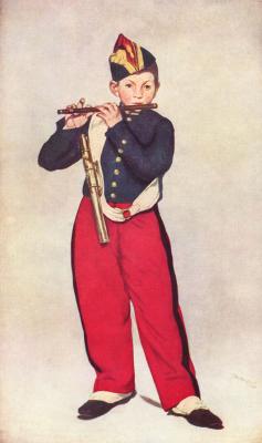 Édouard Manet: A fuvolás fiú, 1866.