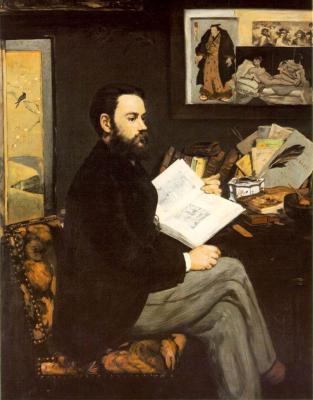 Édouard Manet: Émile Zola, 1868.