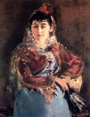 Édouard Manet: Emilie Ambre Carmen szerepében, 1879 körül