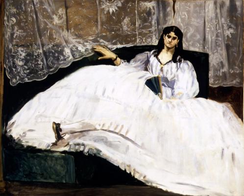 Édouard Manet: Hölgy legyezővel, 1862.