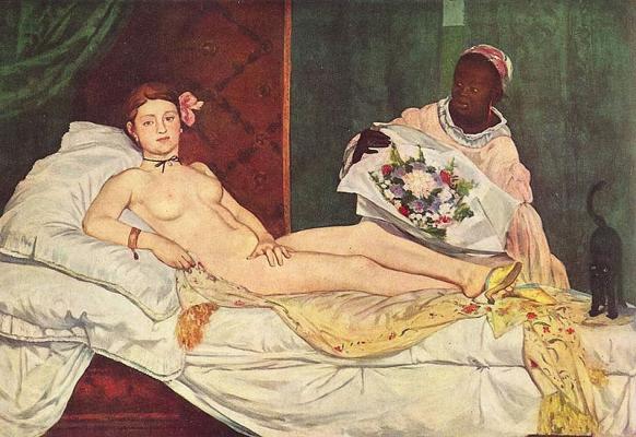 Édouard Manet: Olympia, 1863. 