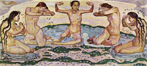 Ferdinand Hodler: A Nappal, 1900.