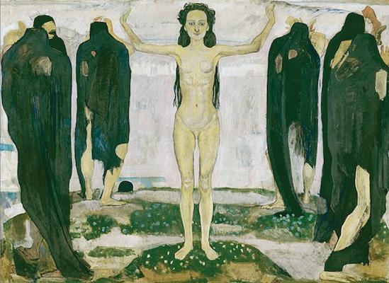 Ferdinand Hodler: Az Igazság, első változat, 1902.