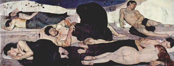 Ferdinand Hodler: Az Éjszaka, 1889-1890.