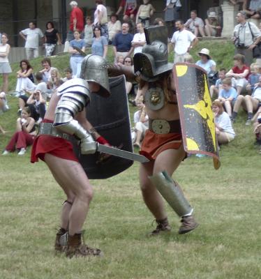 Gladiátorviadal Aquincumban