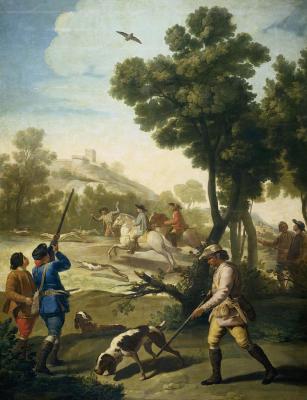 Francisco Goya: Vadászat, 1775. 