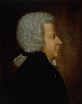 W. A. Mozart, Olajfestmény, Ismeretlen, Portaitgalerie retu