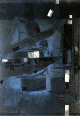 Polgár Csaba: Illúzió 2004, részlet, fénynyomat, vászon