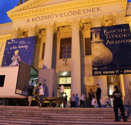 Pompeji kiállítás érkezés