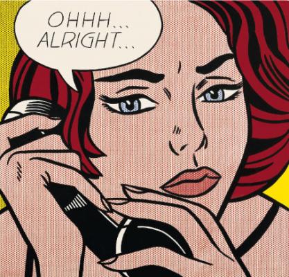 Roy Lichtenstein: Ohhh, Alrigt!, 1964.