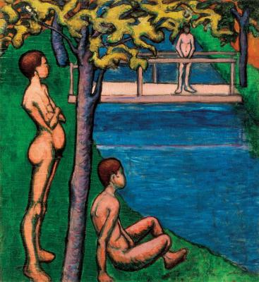 Tihanyi Lajos: Fürdőzők, 1907. 