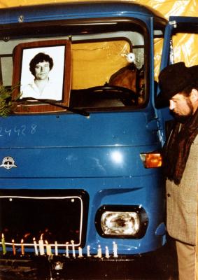 Tóth Sándor Avia típusú teherautója, 1989. december 23.