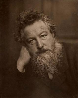 Az 53 éves William Morris, Frederick Hollyer fotója