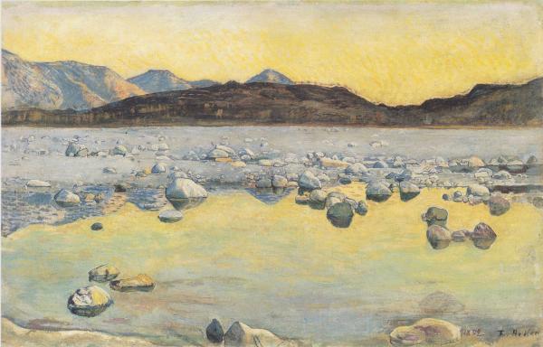 A Maggia torkolata naplementekor, 1893.