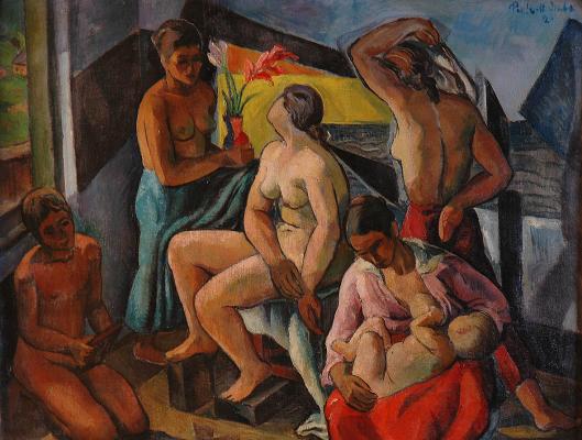 Perlott-Csaba Vilmos: Család, 1928