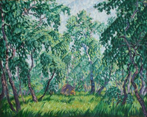 Boromisza Tibor: Nyárfaerdő, 1919