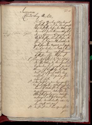 A budai hegymester hivatali utasításának kezdőoldala. Jelzet: BFL IV.1002.m Lib. 1. fol. 55r
