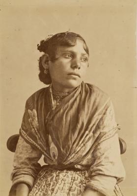 Cigánylány, 19. század.