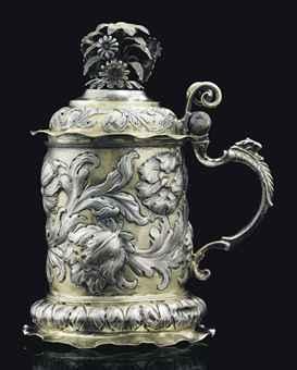 ezüstözött kupa, magyar XVII. sz.