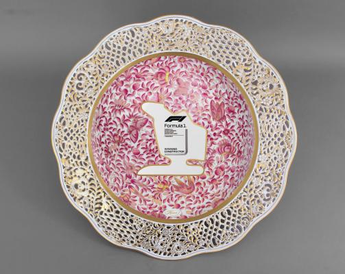 Herendi Porcelán Trófea a Formula 1 Magyar Nagydíjon