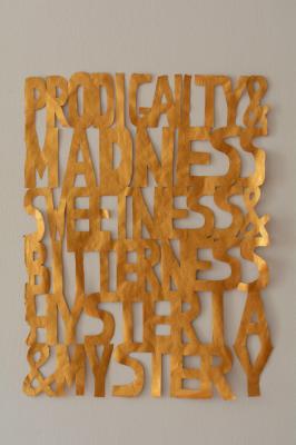 Hristina Ivanoska, Untitled (Prodigality and madness sweetness and bitterness hysteria and mystery), 2014 