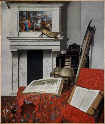 Jan van der Heyden: Szobasarok ritkaságokkal