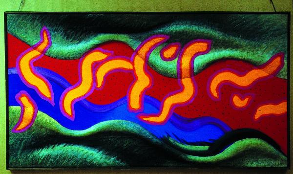 Keserü Ilona: El (Utókép 11.) 1988, vászon, olaj