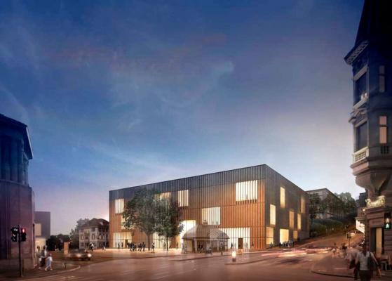 A zürichi Kunsthalle, azaz a Modern Művészetek Múzeuma jelenlegi épülete