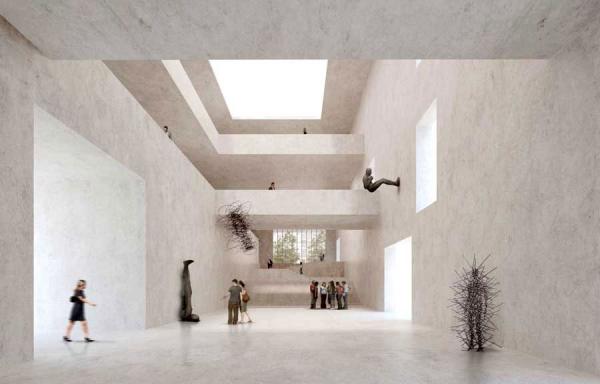 Az új múzeumépület látványtervei, David Chipperfield munkája