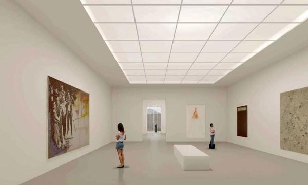 Az új múzeumépület látványtervei, David Chipperfield munkája