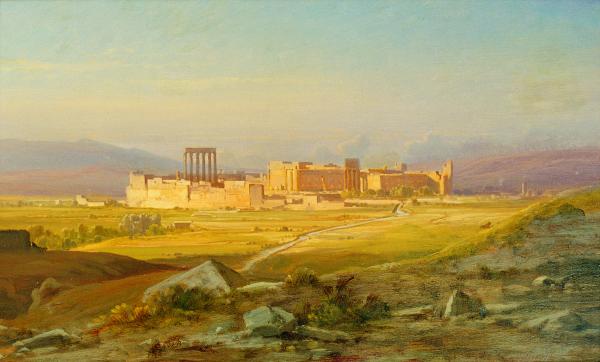 Ligeti Antal: Baalbek látképe