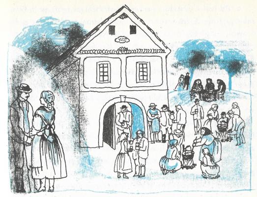 Illusztráció Lipták Gábor: Ezüsthíd c. könyvéből