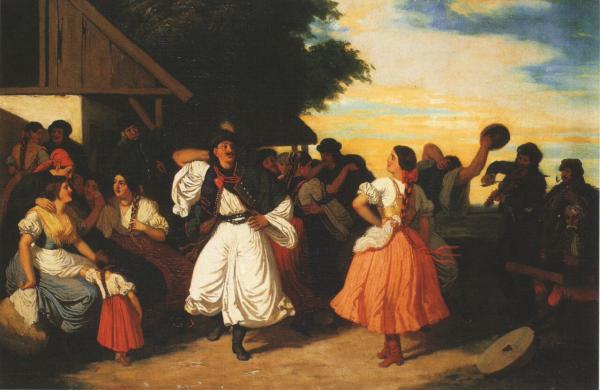Lotz Károly: Lakodalom