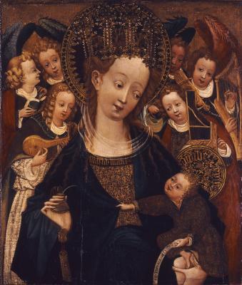 Madonna tintatartóval