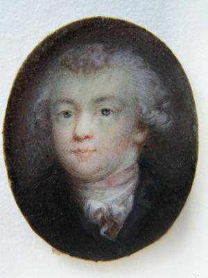 A frissen hitelesített, 18. századi miniatúra Mozart képmásával