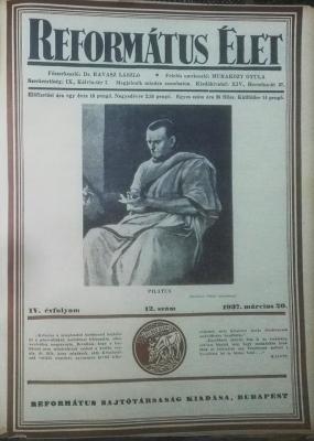 Munkácsy Mihály Pilátus alakja a Református Élet címlapján