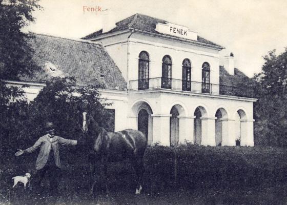 A fenékpuszati kiskastély egykor... <br>(© Balatoni Múzeum)