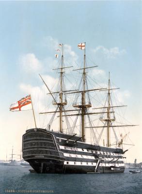 Brit Victory sorhajó - még szolgálatban<br>Forrás: Wikipédia